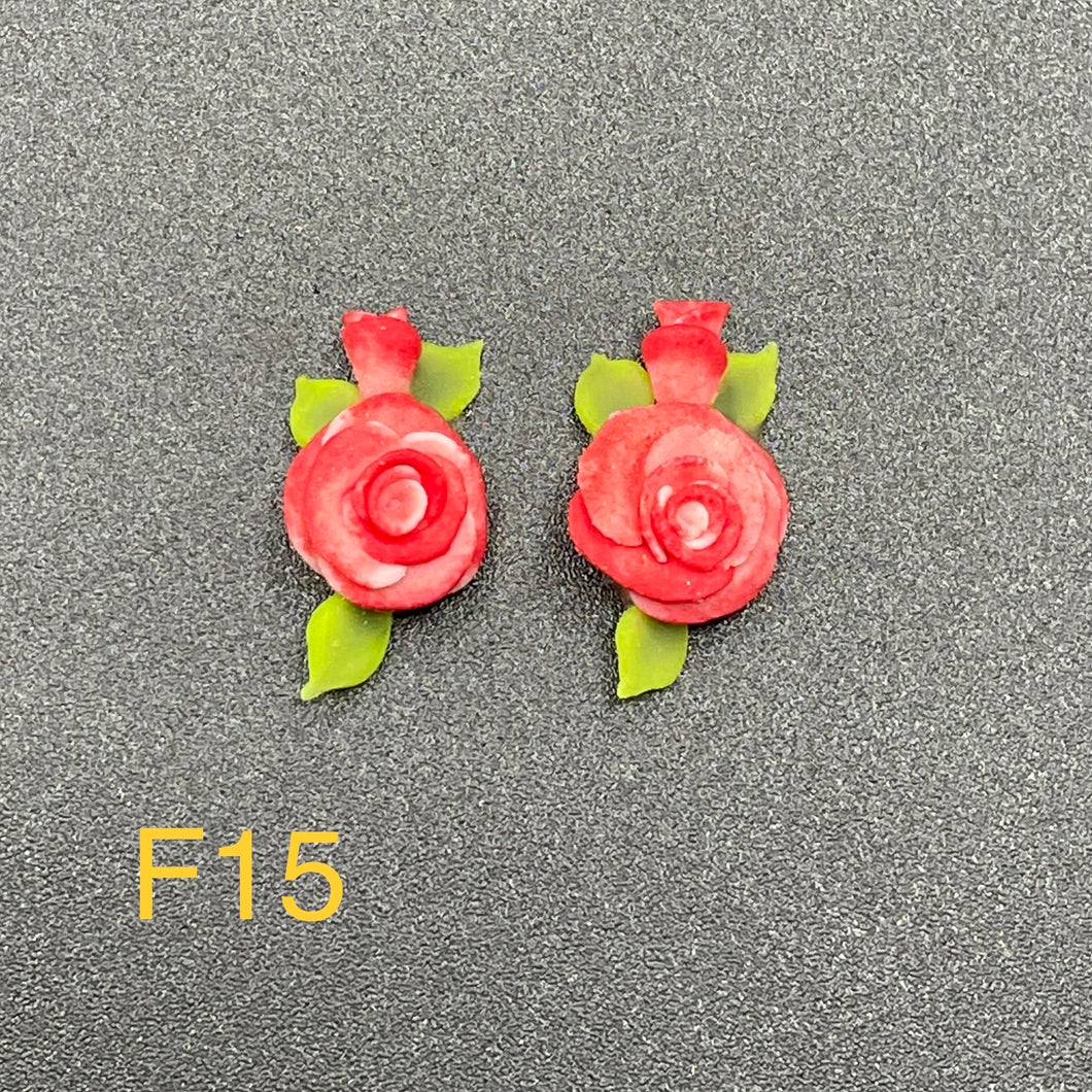 F15 - Handmade 3D Flower (2pc)