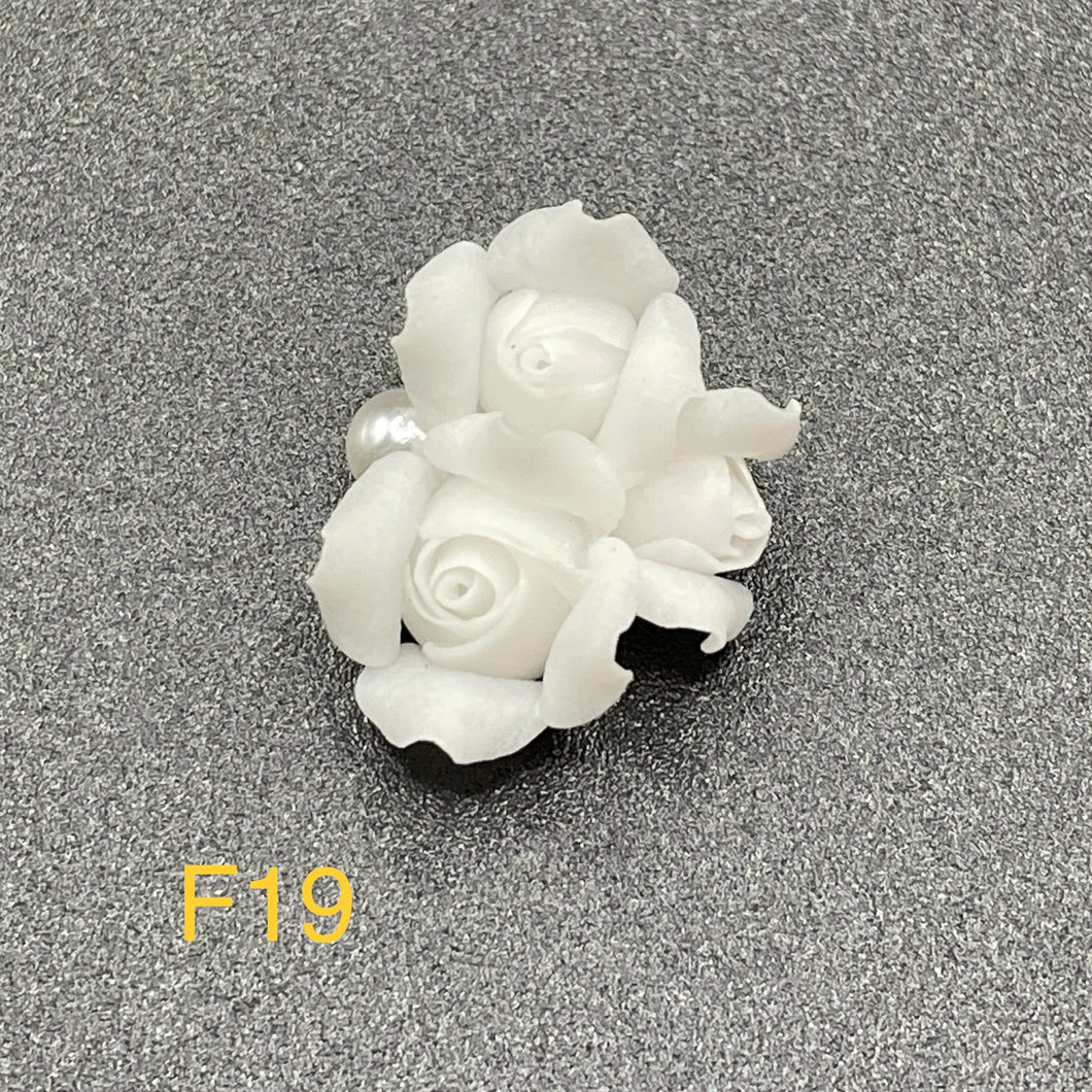 F19 - Handmade 3D Flower (2pc)