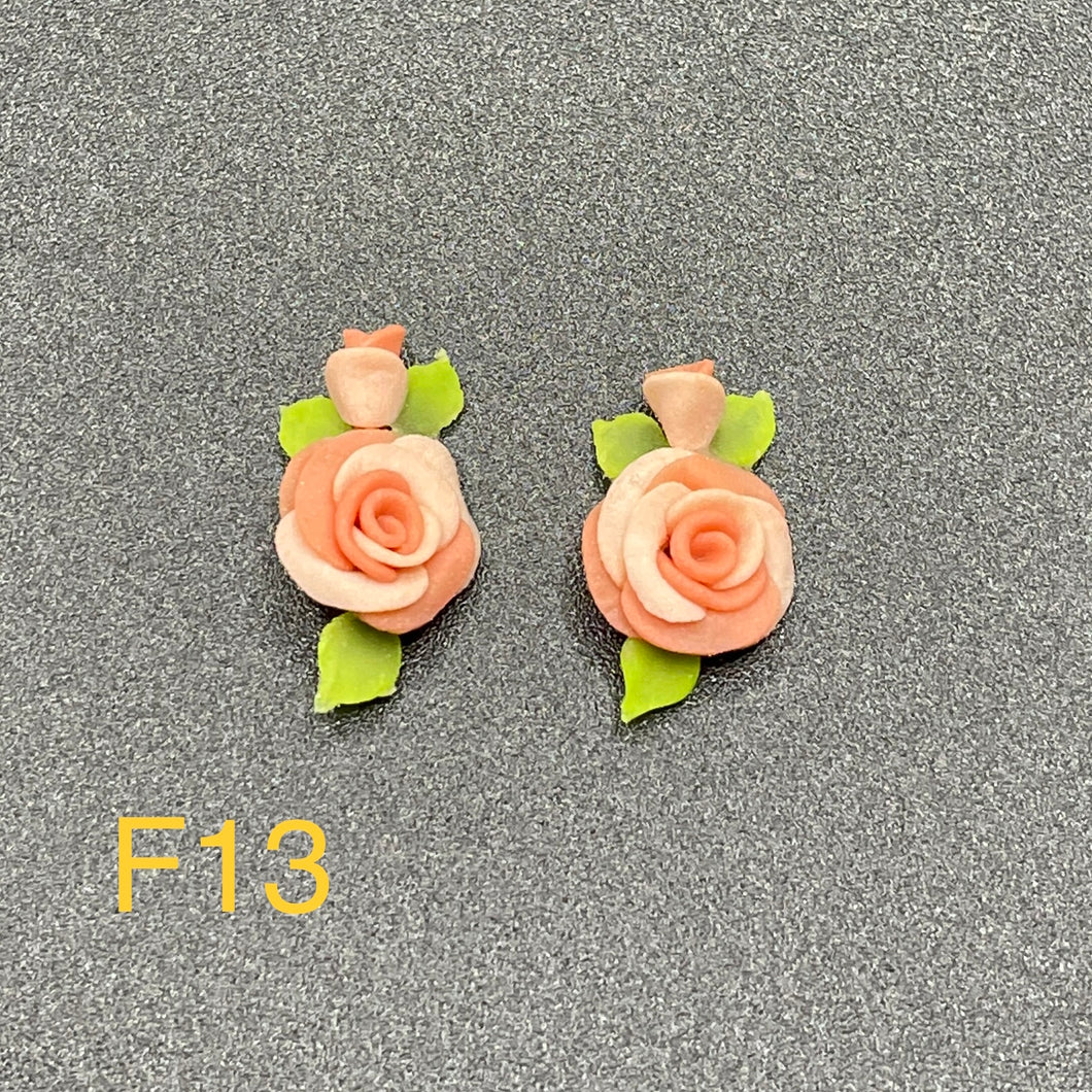 F13 - Handmade 3D Flower (2pc)